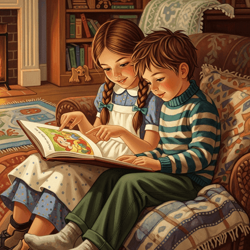 Sample illustration in the Classic Storybook style