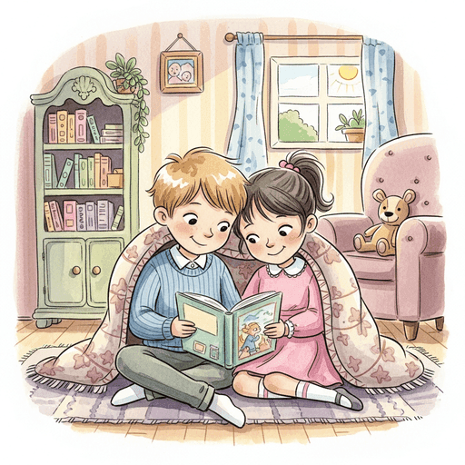 Sample illustration in the Watercolor style